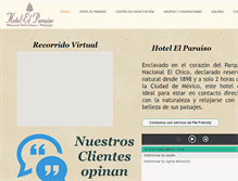 Tablet Screenshot of hotelesecoturisticos.com.mx